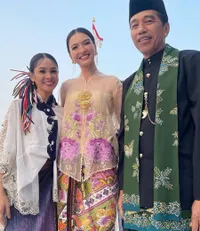 Detail Penampilan Raline Shah di Acara 'Istana Berkebaya', Cantik dan Anggun Banget!
