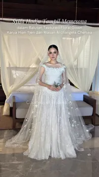 Detail Penampilan Syifa Hadju di Resepsi Bali, Cantiknya Paripurna