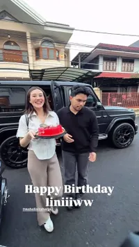 Detik-Detik Aaliyah Massaid dan Thariq Halilintar Datang ke Rumah Mahalini untuk Berikan Suprise Ultah