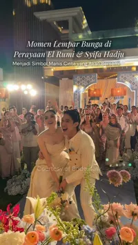 Detik-Detik Elina Joerg Dapat Lemparan Bunga dari Syifa Hadju dan El Rumi