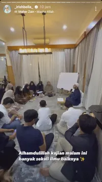 Dituding Jadi Penyebab Ammar Zoni Pakai Narkoba Lagi, 10 Potret Irish Bella Sibuk Dekatkan Diri ke Tuhan - Gelar Acara Pengajian di Rumah