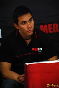 Darius Sinathriya di Temu Media Film MERAH PUTIH