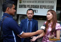 Dewi Cinta di Polda Metro Jaya