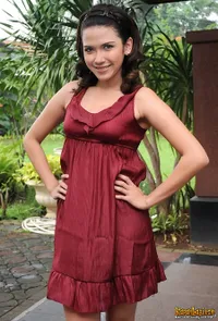 Dinda Kanyadewi di Lokasi Syuting CINTA FITRI