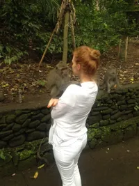 Dokumentasi Liburan Jessica Chastain di Indonesia