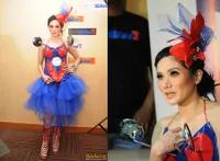 Duel Fashion Unik Maia Estianty dan Mulan Jameela