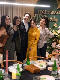 Edric Tjandra Ulang Tahun, Geng Menteri Ceria Kompak Datang Bersama Pasangan