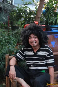 Ekspresi Kocak Para Pemain Sinetron SI CEMONG di Lokasi Syuting