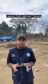 Fadil Jaidi Jadi Relawan Banjir di Sumatra, Kumpulkan Donasi Rp2,6 M