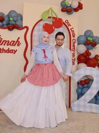 Fatimah Putri Tasyi Athasyia Ulang Tahun ke-2, Perayaan Gemas Bertema Cherry