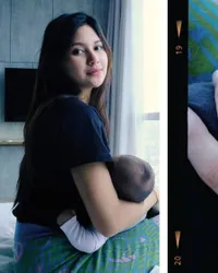 Foto-foto Indah Permatasari Bareng Sang Anak, Wajah Buah Hatinya Masih Dirahasiakan - Penampilan Langsing Pasca Lahiran Dipuji