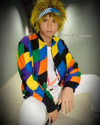 FOTO: 7 Penampilan Kocak Jirayut Pakai Wig Sampai Muka Cemong