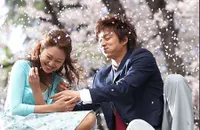 FOTO: Adegan Romantis K-Drama Musim Semi di Bawah Pohon Sakura