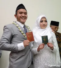 FOTO: Akad Nikah Caisar - Almaratu Intan Yang Digelar Sederhana