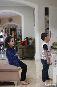 FOTO: Alkeinan & Lakeisha Dardak, Anak Arumi Bachsin Bikin Gemas