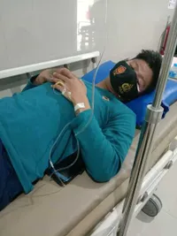 Foto Andika Eks Kangen Band Dirawat Setelah Positif Covid-19, Sesak Napas - Pandangan Kabur