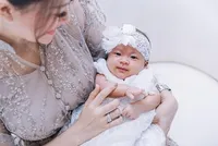 FOTO Aqiqah Anak Kedua Gwen Priscilla dan Dedey Mantan Suami Diana Pungky, Digelar Mewah di Hotel