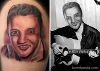 FOTO: Begini Hasilnya Kalau Wajah Di-swapped Tattoo Gagal
