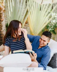 FOTO: Bikin Baper! Prewed Marcell Chandrawinata dan Deasy di Bali