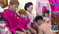 Foto Cucu-Cucu Presiden Jokowi yang Disorot di Acara Om Kaesang Pangarep, Jan Ethes Jadi Jubir Keluarga