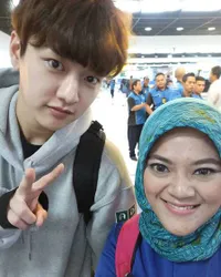 FOTO: Datang ke Indonesia, Shin Won Ho 'LOTBS' Ramah ke Fans