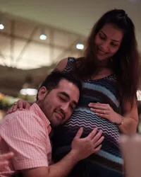 FOTO: Delmar, Bayi Ganteng Nadia Mulya Yang Baru Lahir