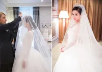 FOTO: Detail Gaun Pengantin Mewah - Tiara Triliunan Angelababy