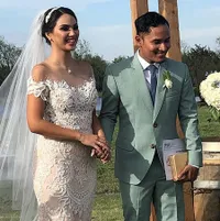 FOTO Detail Pernikahan Tanta Ginting - Denalta, Romantis di Texas