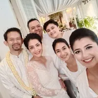 FOTO: Detail Venue Cantik Pernikahan Lulu Tobing yang Romantis Bernuansa Putih