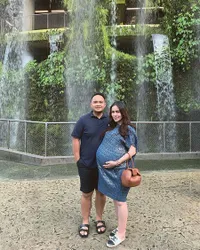 FOTO Detik-Detik Jelang Persalinan, Momo Geisha Dibanjiri Doa