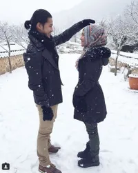 FOTO: Dibalut Salju, Bunga Citra Lestari Temukan Cinta di Korea