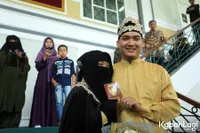 Foto Egi John Resmi Nikahi Wanita Bercadar Bernama Kamilia Yasmin