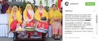 FOTO: Gaya Adelia Pasha di Ultah Kota Palu, Istri Cantik Pejabat