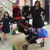FOTO: Gaya Casual Chua Kotak Setelah Melahirkan, Muda & Keren! 
