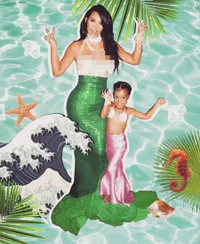 FOTO: Gelar Pesta Ultah, North West Menjelma Jadi Putri Duyung