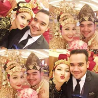[FOTO] Gelar Resepsi di Palembang, Tya Arifin Semewah Putri Raja