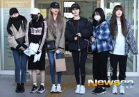 Foto GFriend Saat Menuju Indonesia, Cantik Dengan Makeup Seadanya