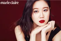 FOTO: Gong Hyo Jin Hot Dengan Lips Merah di Pemotretan Terbaru
