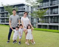 FOTO: Hangatnya Liburan Keluarga Jonathan Frizzy & Dhena di Bogor