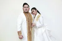 FOTO: HUT Indosiar ke-24, Dewi Perssik & Nassar Tampil Kembar