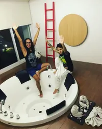 FOTO: Ikut Aming Buka Bersama GASS, Evelyn Senang Merasa Diterima