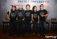 FOTO: Janji Tampil Maksimal, God Bless Jadi Pembuka Dream Theater