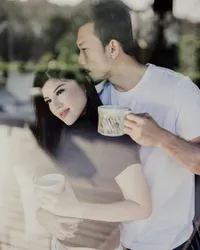 FOTO Kemesraan Dita Soedarjo - Denny Sumargo, Makin Romantis!