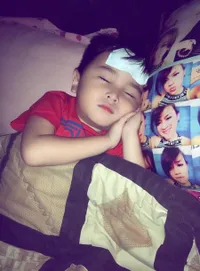 FOTO: Kena DBD, Ichal Putra Daus Mini terbaring lemah di RS