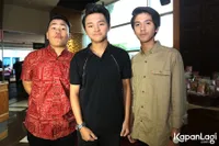 FOTO: Ketemu Bastian Steel, CJR Ngobrol Soal Job di Bulan Puasa