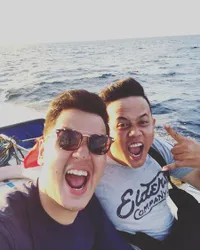 FOTO: Liburan, Kevin Julio Jelajahi 'Surga' di Kalimantan