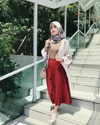FOTO: Makin Cantik Usai Berhijab, Vebby Palwinta Bikin Hati Adem