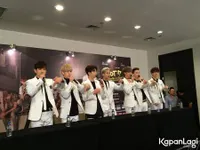 FOTO: Momen GOT7 Pertama Kali Sapa Fans Indonesia, Bikin Leleh