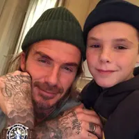 FOTO Momen Seru David, Harper & Cruz Beckham di Winter Wonderland