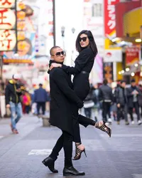 FOTO: Move On! Stevie Mantan Istri Samuel Rizal Prewed di Jepang